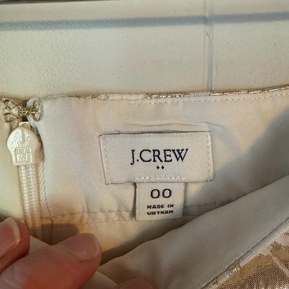 J. Crew Rose Gold Floral Blouse & Skirt Set - Picture 15 of 15